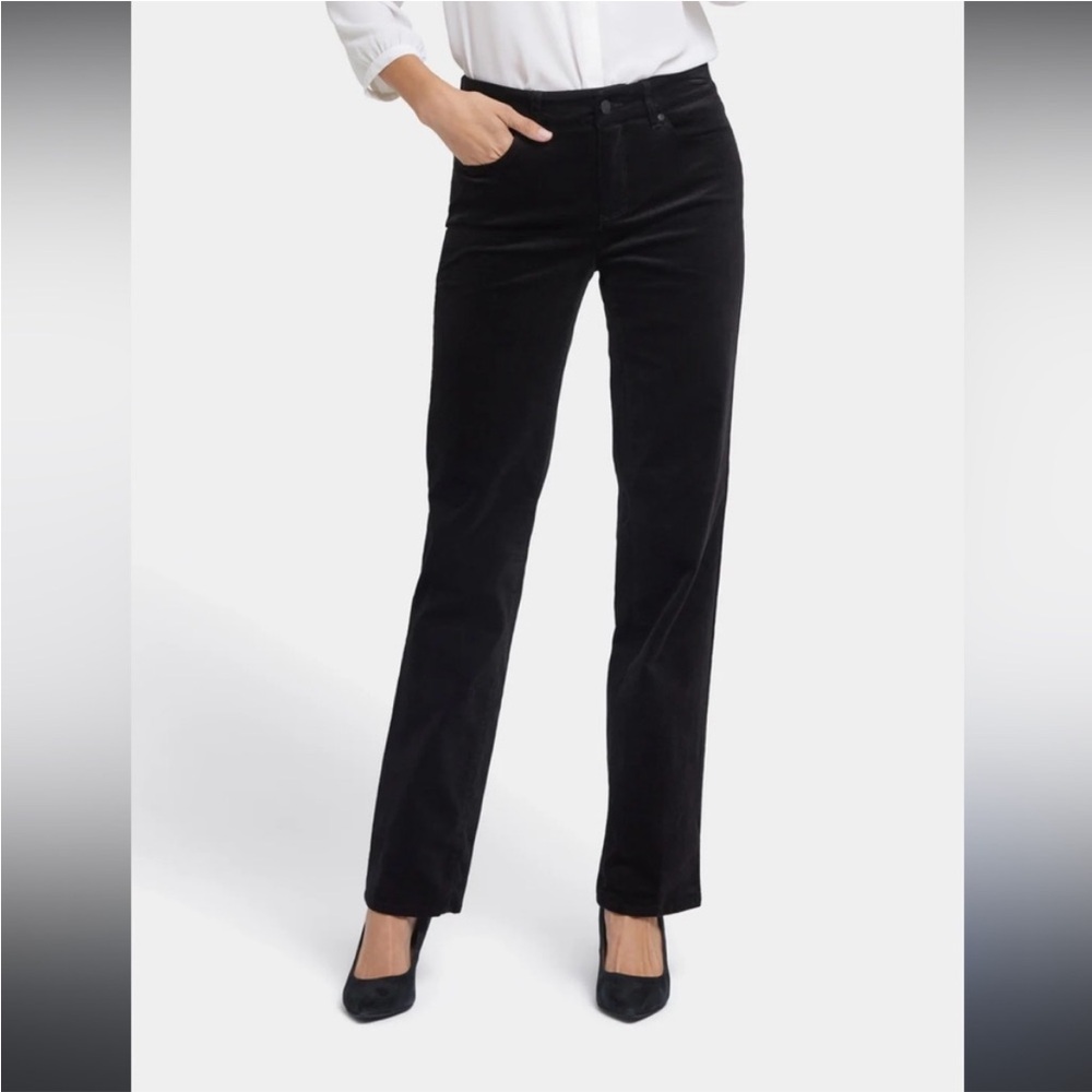 GAP Super High Waisted Velvet Skinny Pants Size 29 in Midnight Black Inseam 27”